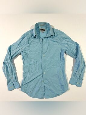 Express Men's Sky Blue Button-Down Dress Shirt